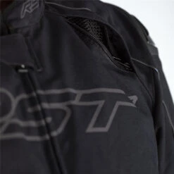 RST Sabre Airbag Textile Jacket Black / White -Motorcycle Equipment Store RST 102555BW RSTMen sSabreAirbagTextileBBWvent
