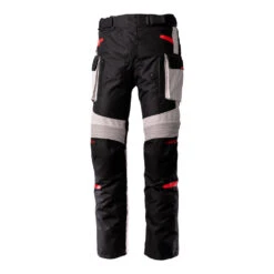 RST Endurance Textile Trousers Black / Silver / Red