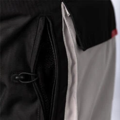 RST Endurance Textile Trousers Black / Silver / Red -Motorcycle Equipment Store RST102984BSR RSTBlackSilverRedEnduranceTrouserspocketvent