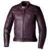 RST IOM TT Brandish 2 Men's Leather Jacket Oxblood Red -Motorcycle Equipment Store RSTIOMTTBrandish2CEMensLthrJktRed