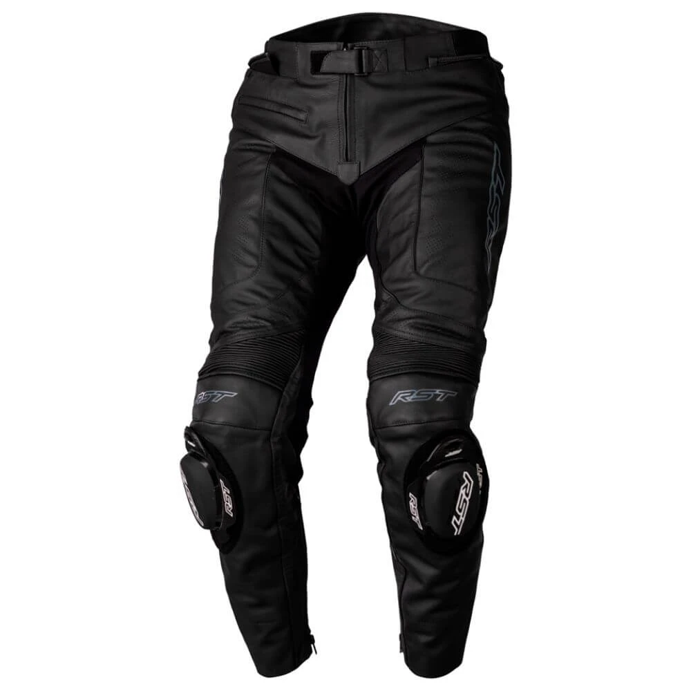 RST S1 Men's Leather Jeans Short Black