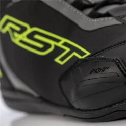 RST Sabre Moto Men's Shoes Flo Yellow -Motorcycle Equipment Store RSTSabreMotoShoeMensCEBootFloYellowRST 103053FYELDetail