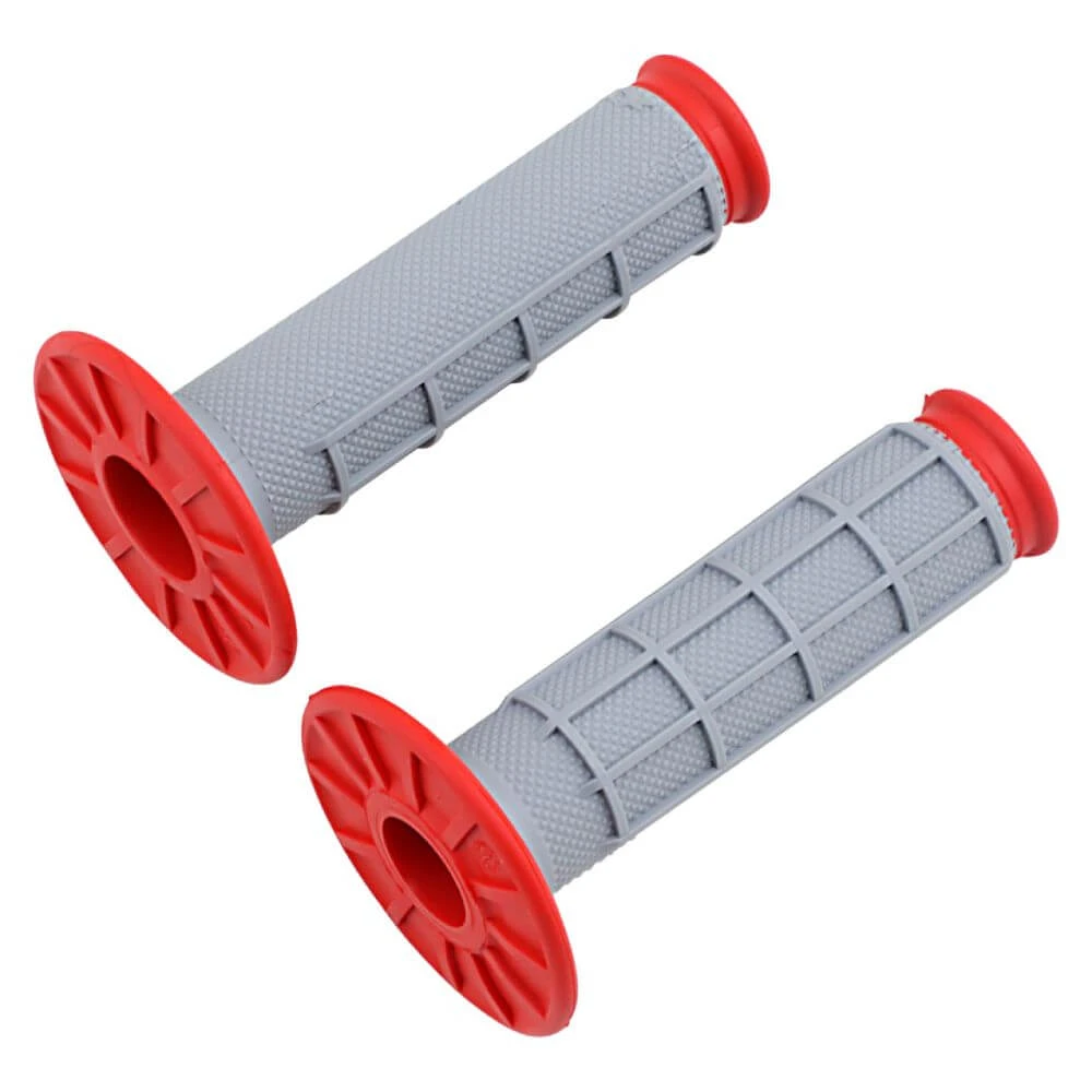 Renthal MX/Enduro Grip Grey / Red 3 Renthal MX/Enduro Grip Grey / Red