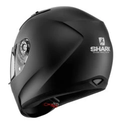 Shark Ridill Helmet Blank Matt Black 7 Shark Ridill Helmet Blank Matt Black -Motorcycle Equipment Store SharkRidillBlankMatKMABlackHelmetHE0502E KMALeftRear3qtr