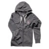 Triumph Women's Bethany Zip Hoodie Grey -Motorcycle Equipment Store TriumphBethanyLadiesZipHoodieGrey