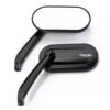 Triumph Black Cast Oval Mirrors For Street Twin / T120 A9638165 -Motorcycle Equipment Store TriumphBlackCastOvalMirrorsA9638165