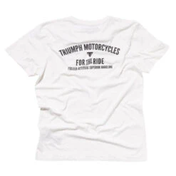 Triumph Chatterton T-Shirt -Motorcycle Equipment Store TriumphChattertonTeeRear