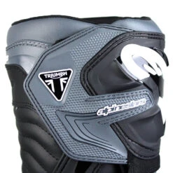 Triumph Corozal Adventure Drystar Boots Black -Motorcycle Equipment Store TriumphCorozalDrystarBootsMBTA22801BadgeDetail