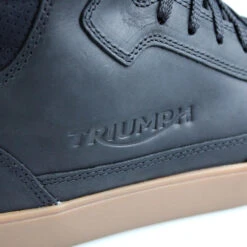 Triumph J-6 Waterproof Riding Shoes Black -Motorcycle Equipment Store TriumphJ 6WPShoesMBTA22805SideDetail