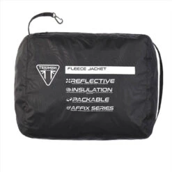 Triumph Fleece Jacket Black 11 Triumph Fleece Jacket Black -Motorcycle Equipment Store TriumphMen sFleeceJacketBlackStoragePouch