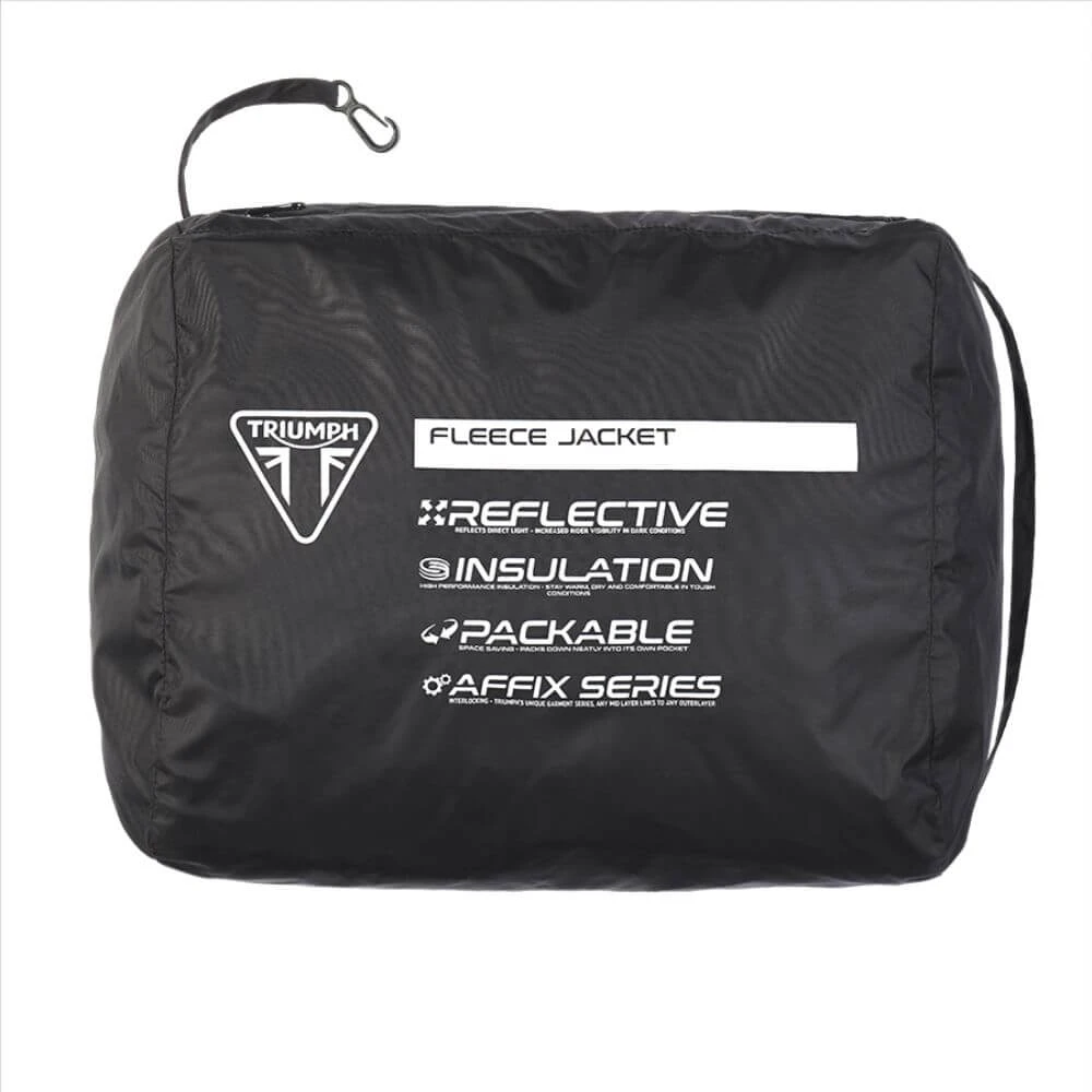 Triumph Fleece Jacket Black 7 Triumph Fleece Jacket Black - Image 5