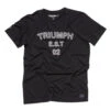 Triumph Sheene Men's T-Shirt Black -Motorcycle Equipment Store TriumphSheeneMen sTeeFront