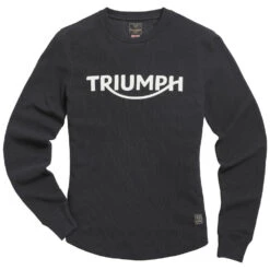 Triumph Stoll Women's Long Sleeve Waffle T-Shirt Black