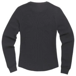 Triumph Stoll Women's Long Sleeve Waffle T-Shirt Black -Motorcycle Equipment Store TriumphStollLSWaffleT ShirtBlackMTLS21019Rear