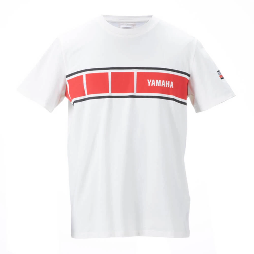 Yamaha Racing Heritage Baltor T-Shirt White 3 Yamaha Racing Heritage Baltor T-Shirt White