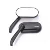 Triumph Oval Cast Mirrors Pair Black Modern Classics A9638194 -Motorcycle Equipment Store image214073089