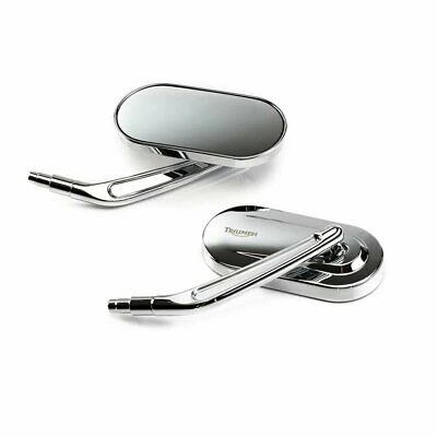 Triumph Chrome Oval Mirrors A9638134 3 Triumph Chrome Oval Mirrors A9638134