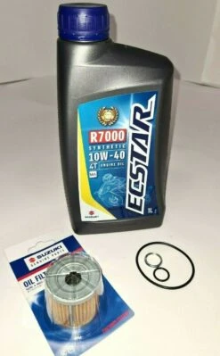 Suzuki GZ125 Marauder Service Kit - Oil Filter, Sump Plug Washer & O-Rings