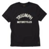 Triumph Burnham T-Shirt Jet Black -Motorcycle Equipment Store image269489137