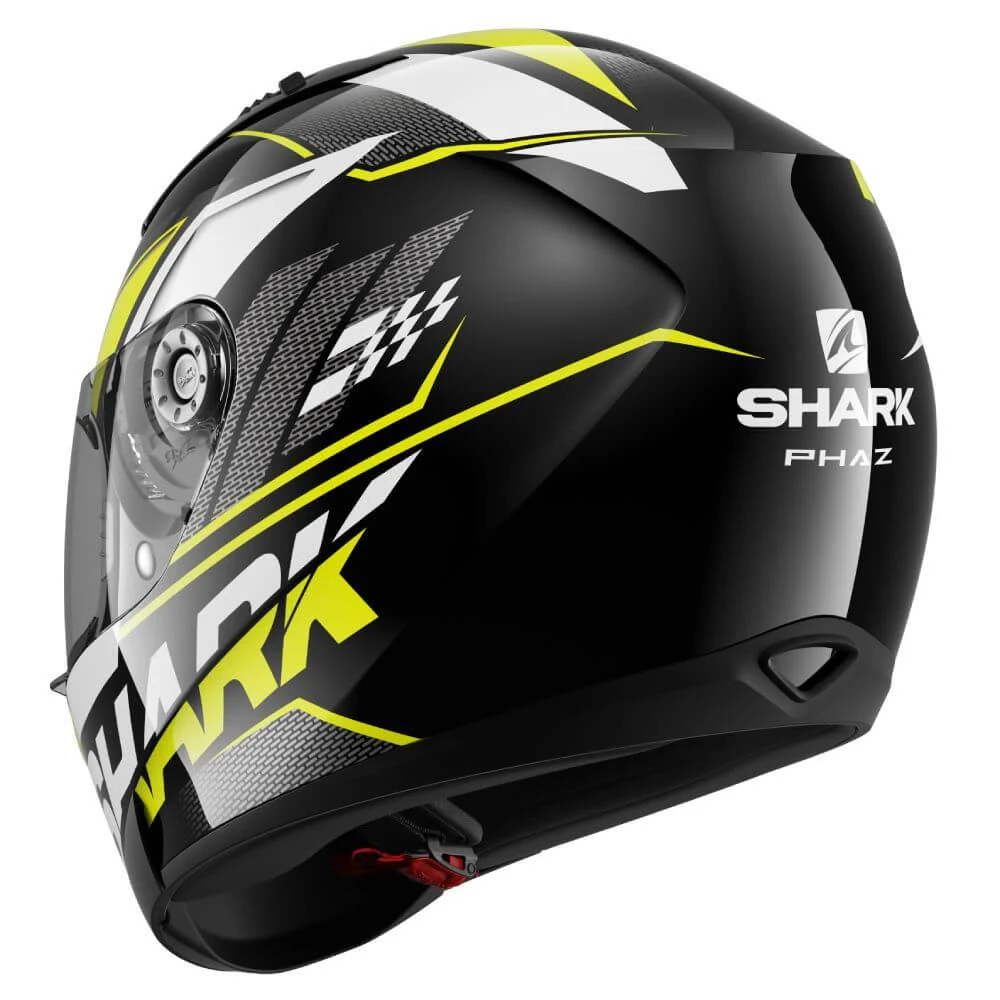 Shark Ridill Helmet Phaz Black / Yellow / White 5 Shark Ridill Helmet Phaz Black / Yellow / White - Image 3
