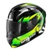 Shark D-Skwal 2 Helmet Penxa Black / Green / Yellow -Motorcycle Equipment Store image306318576