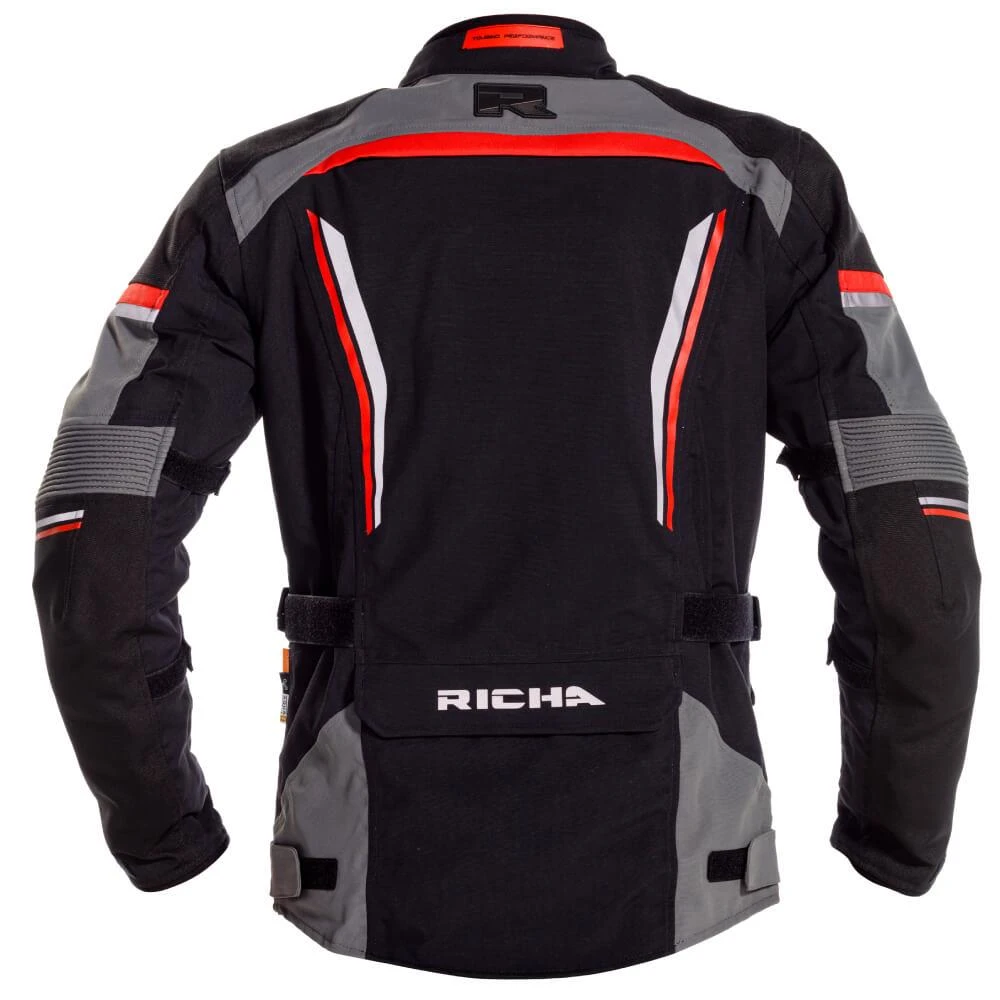 Richa Infinity 2 Pro Textile Jacket Black / Grey / Red 4 Richa Infinity 2 Pro Textile Jacket Black / Grey / Red - Image 2