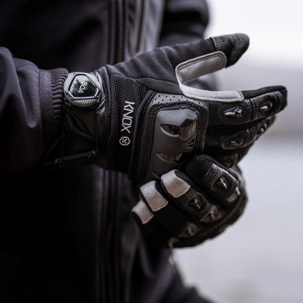 Knox Orsa OR3 MK2 Textile Gloves Black / Grey 7 Knox Orsa OR3 MK2 Textile Gloves Black / Grey - Image 5