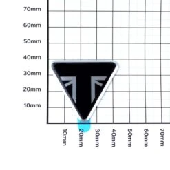Triumph Flat Logo Adhesive Badge (Type 1) -Motorcycle Equipment Store image353736496