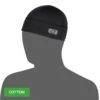 Oxford Cotton Skull Cap Black (2-Pack) -Motorcycle Equipment Store image362502475