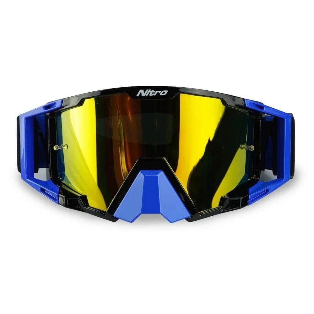 Nitro NV-100 Motocross Goggles Blue 5 Nitro NV-100 Motocross Goggles Blue - Image 3