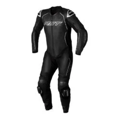 RST S1 Men's Leather Suit Black / White